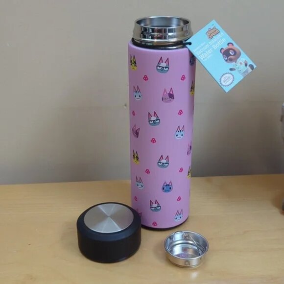 Animal Crossing 17oz, Insulated, Stainless Steel, Leak Proof, Water Bottle NEW - Picture 1 of 14